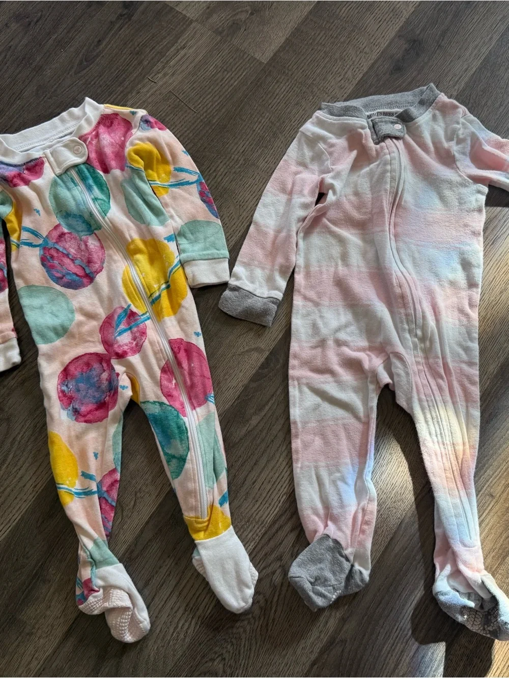 Baby Footed Pajama Sleeper - Pastel Multicolor Print